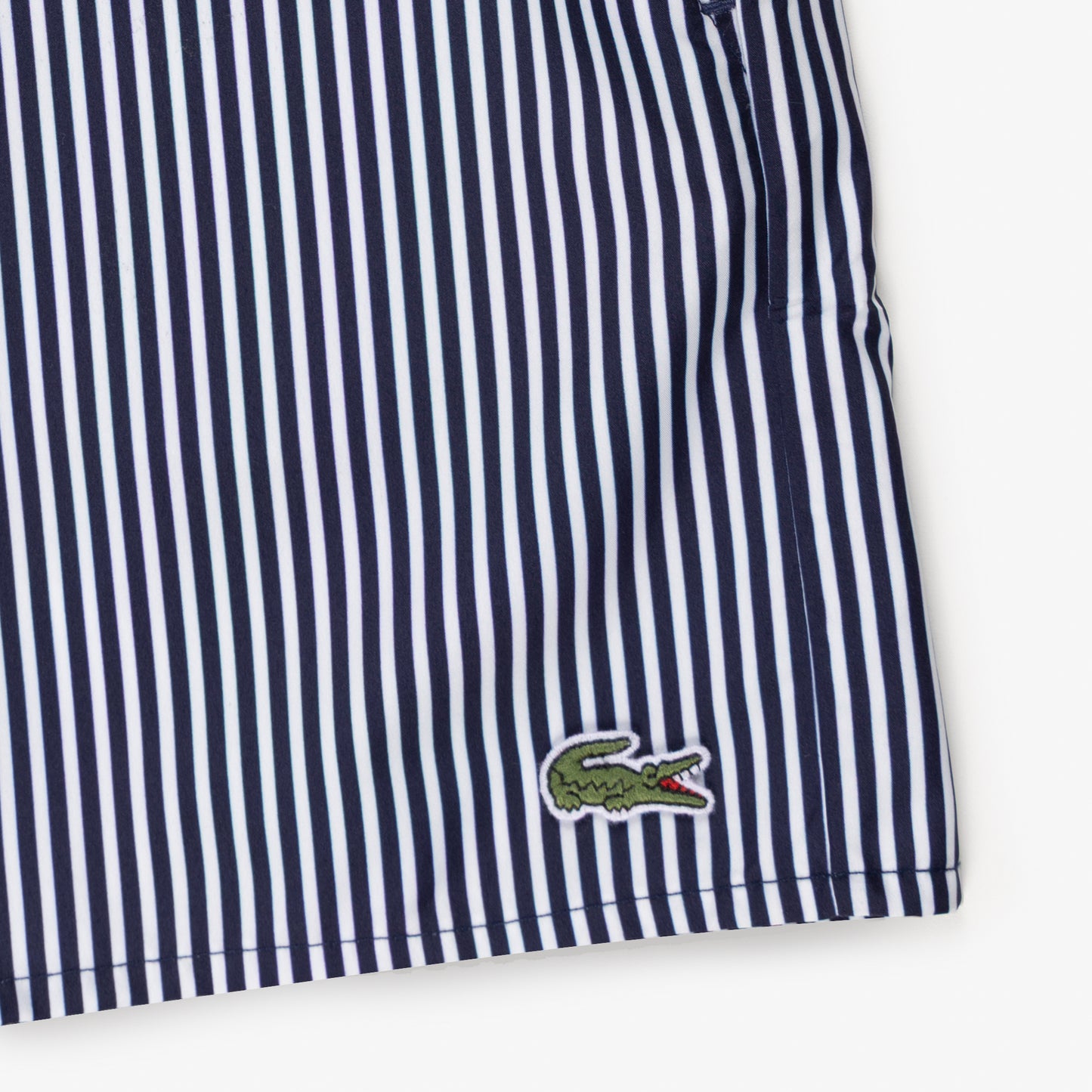 Shorts De Baño Texturados Rayados Largos