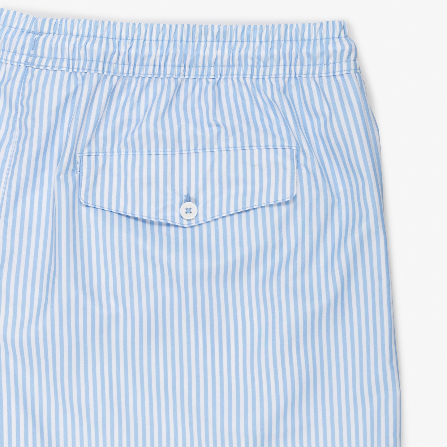 Shorts De Baño Texturados Rayados Largos