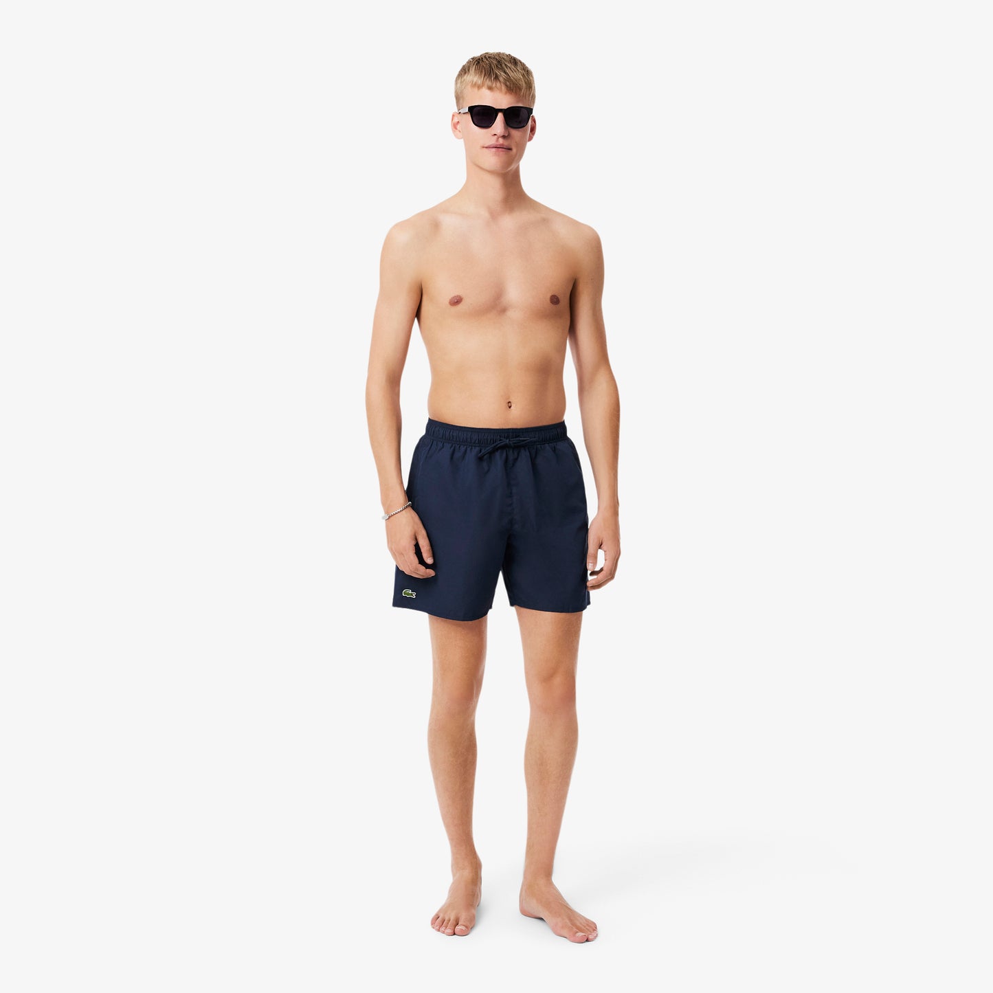 Shorts De Baño Monocromo Largos