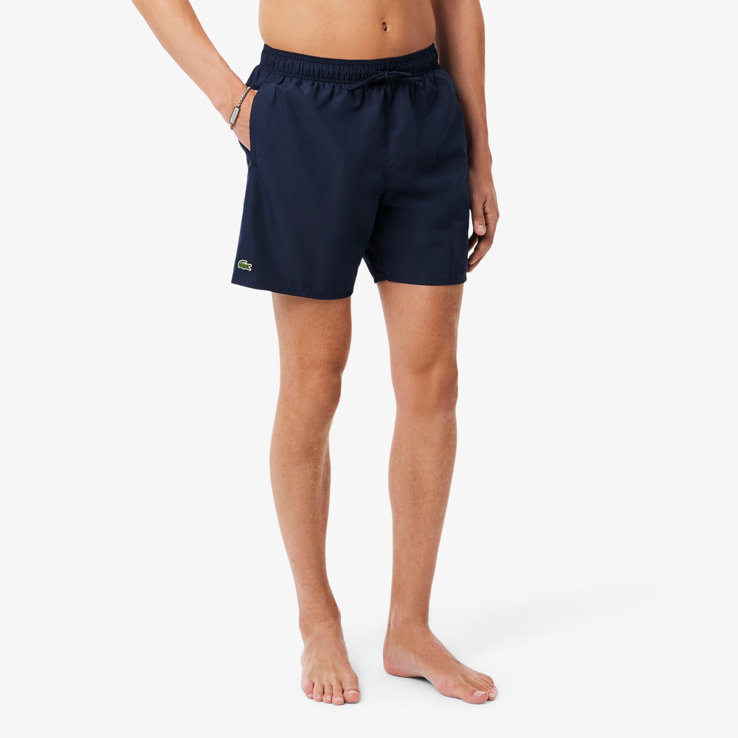 Shorts De Baño Monocromo Largos