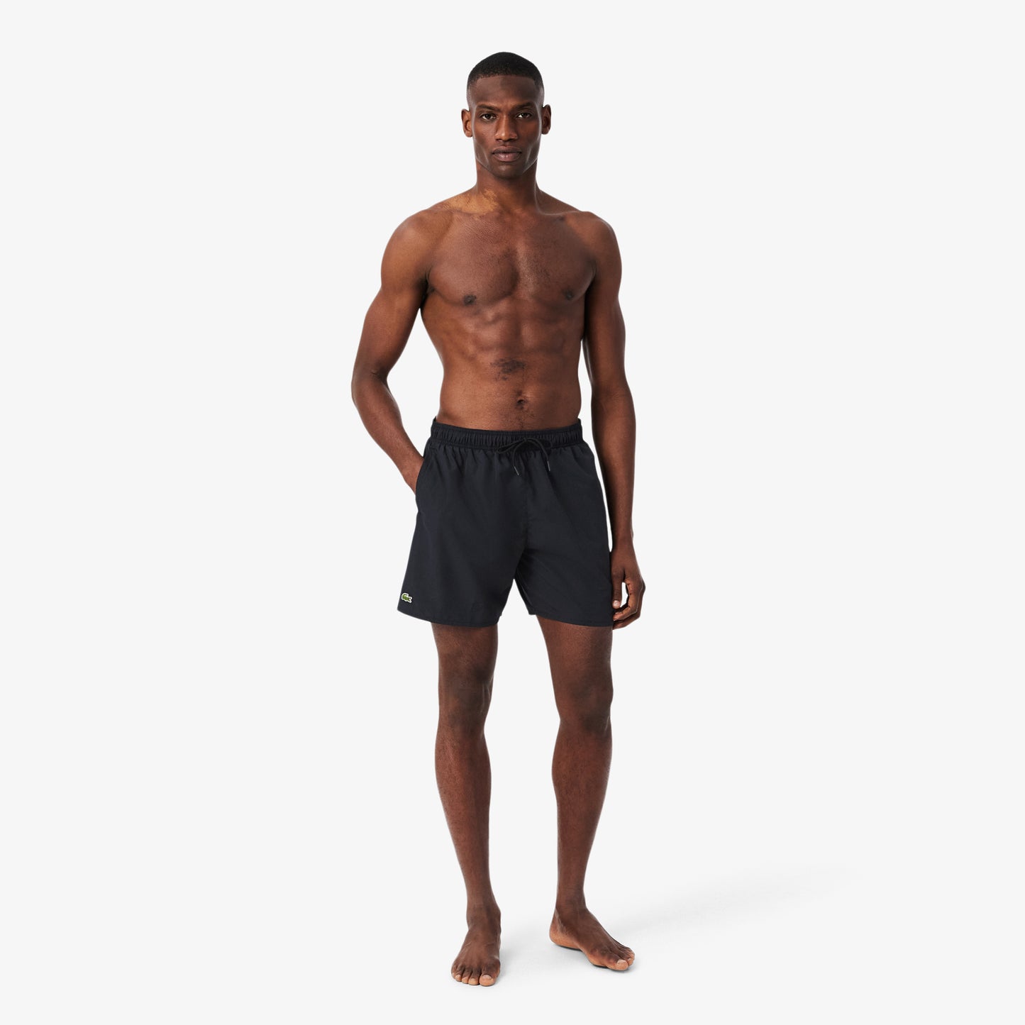 Shorts De Baño Monocromo Largos