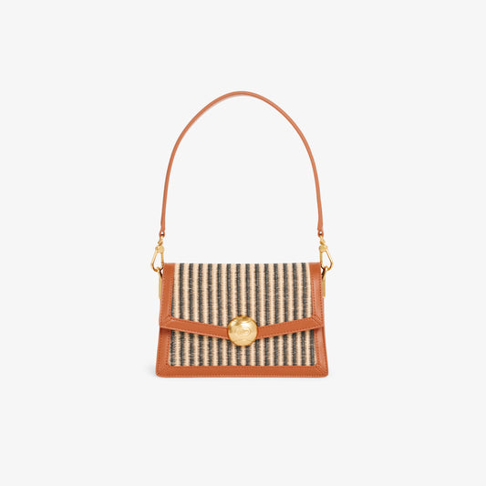 Bolso De Hombro Summer Pack En Rafia
