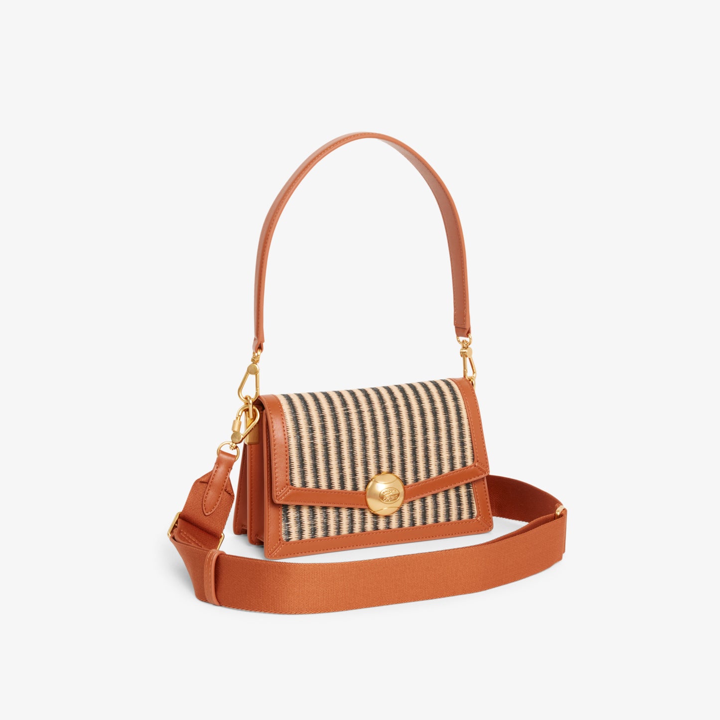 Bolso De Hombro Summer Pack En Rafia