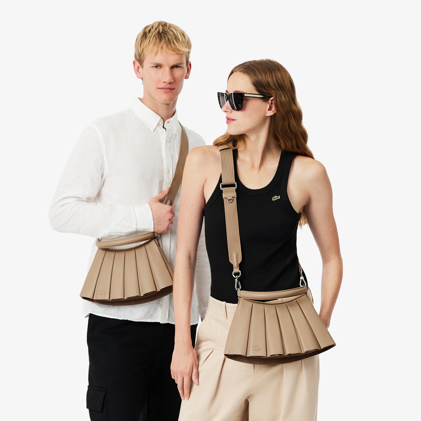 Cartera De Cuero Pequeña Runway Lenglen