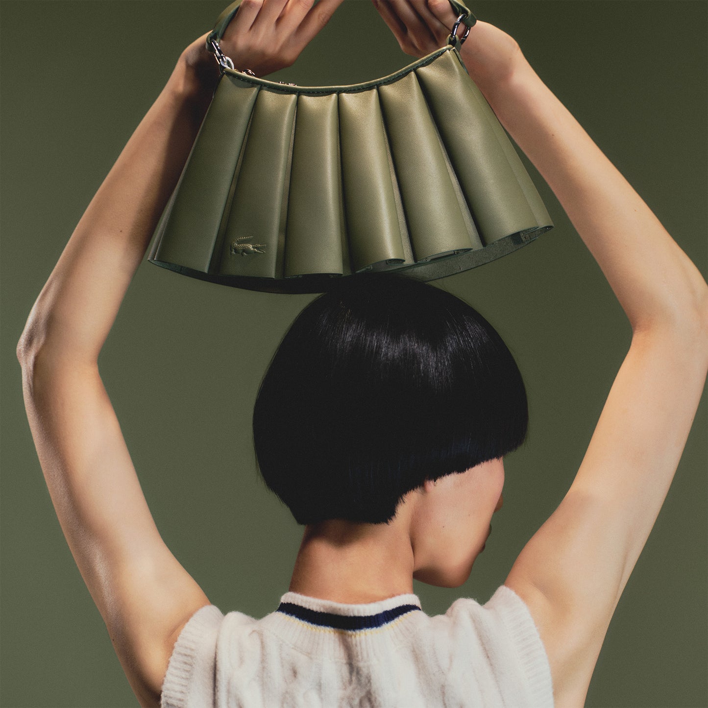 Cartera De Cuero Pequeña Runway Lenglen