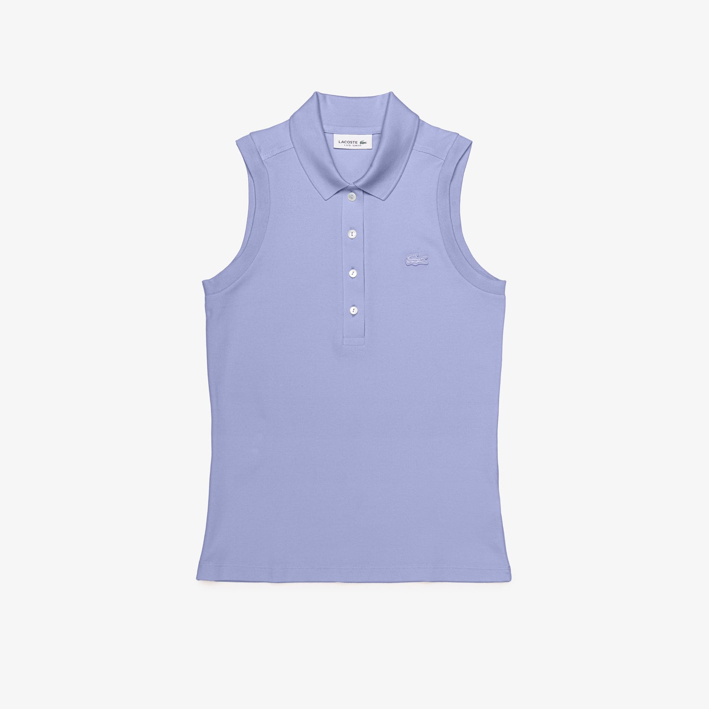 Polo L.12.d De Piqué Elastizado Sin Mangas Slim Fit
