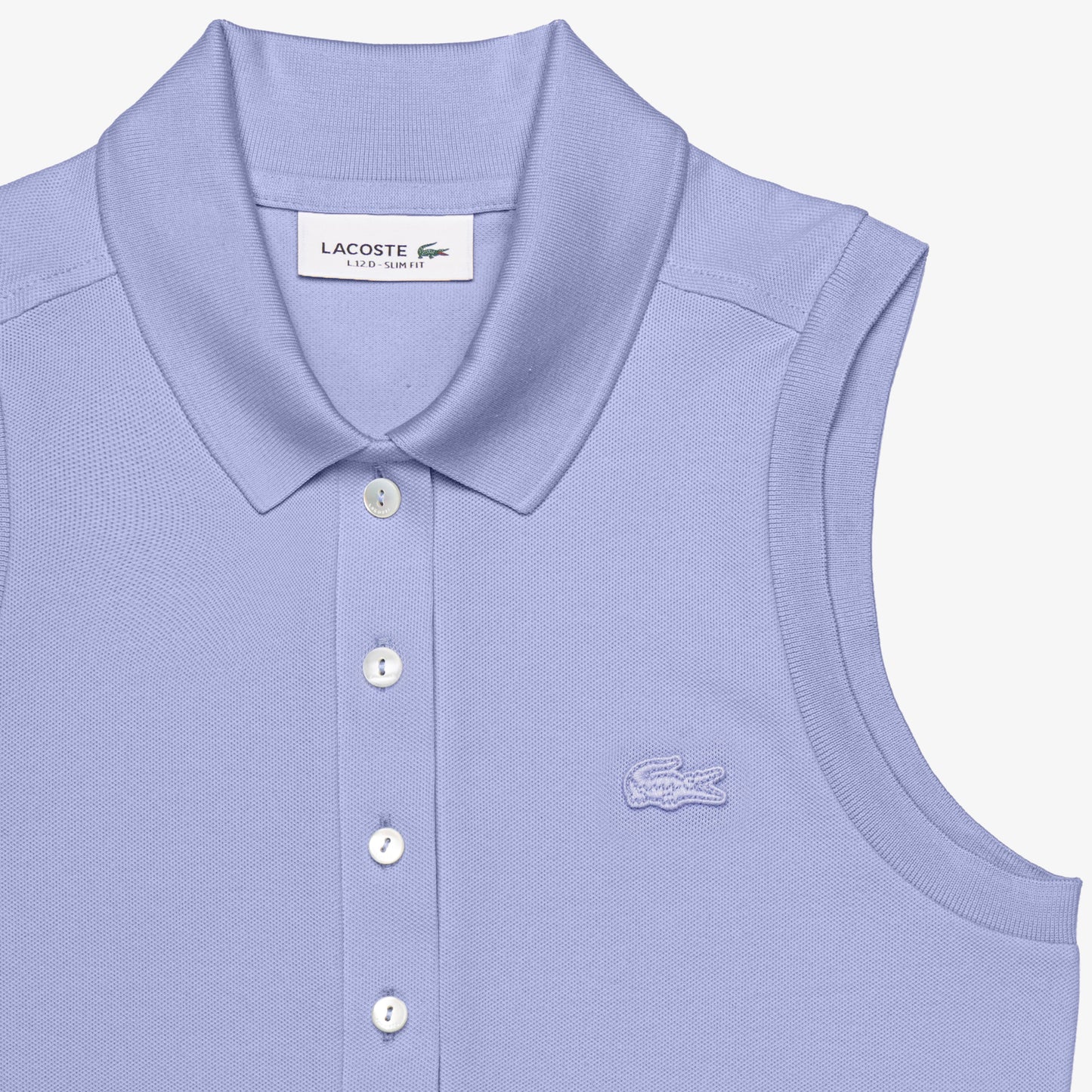 Polo L.12.d De Piqué Elastizado Sin Mangas Slim Fit