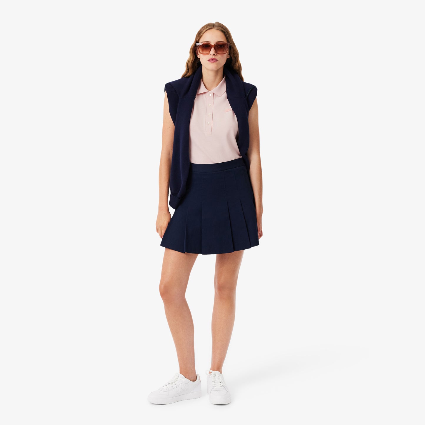 Polo L.12.d De Piqué Elastizado Sin Mangas Slim Fit