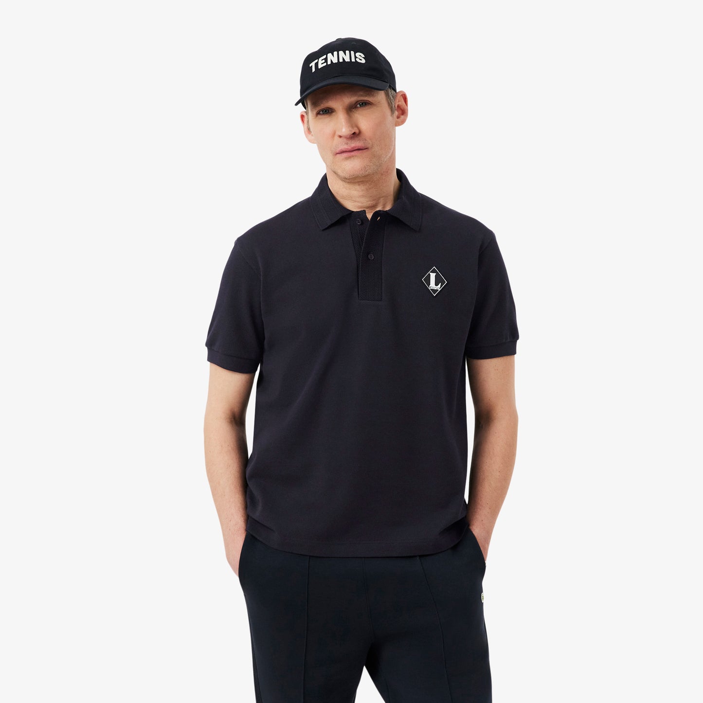 Polo De Corte Clásico Con Insignia Fabricado En Francia