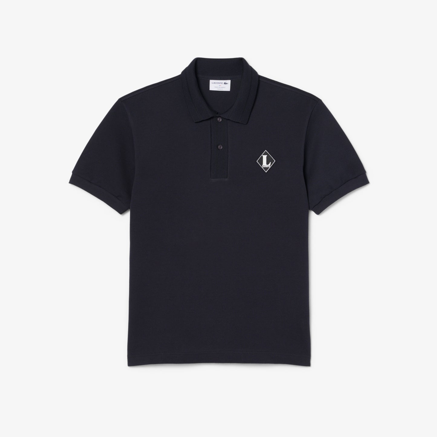 Polo De Corte Clásico Con Insignia Fabricado En Francia