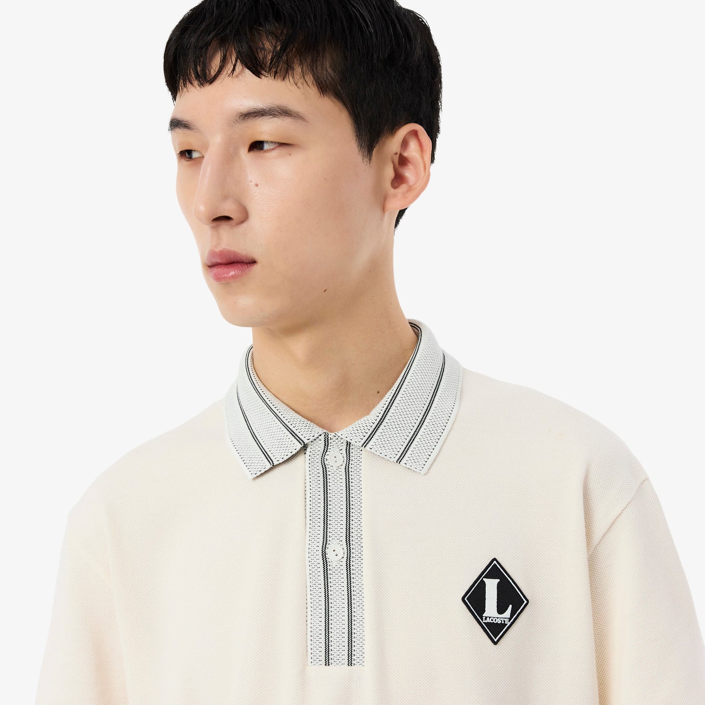 Polo De Corte Clásico Con Insignia Fabricado En Francia