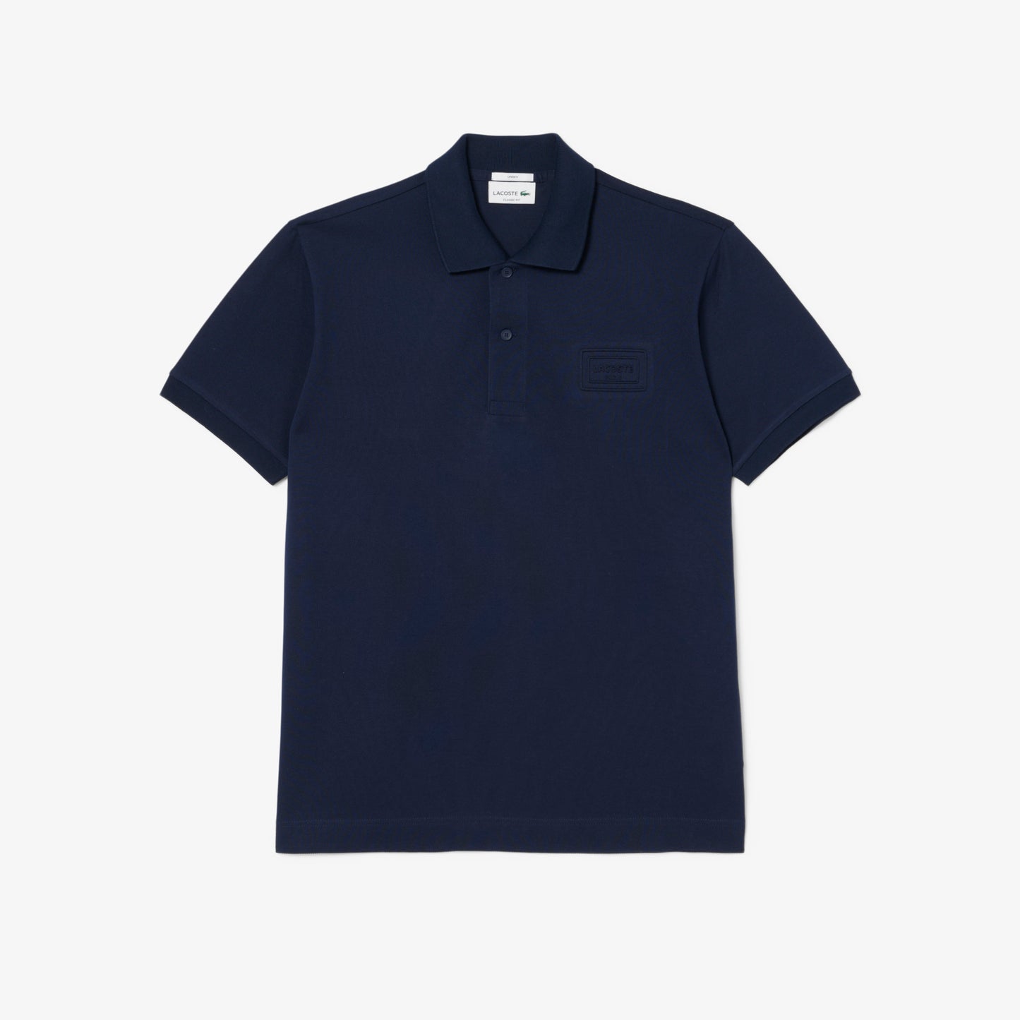 Polo De Corte Clásico Con Detalles De Marca En Relieve