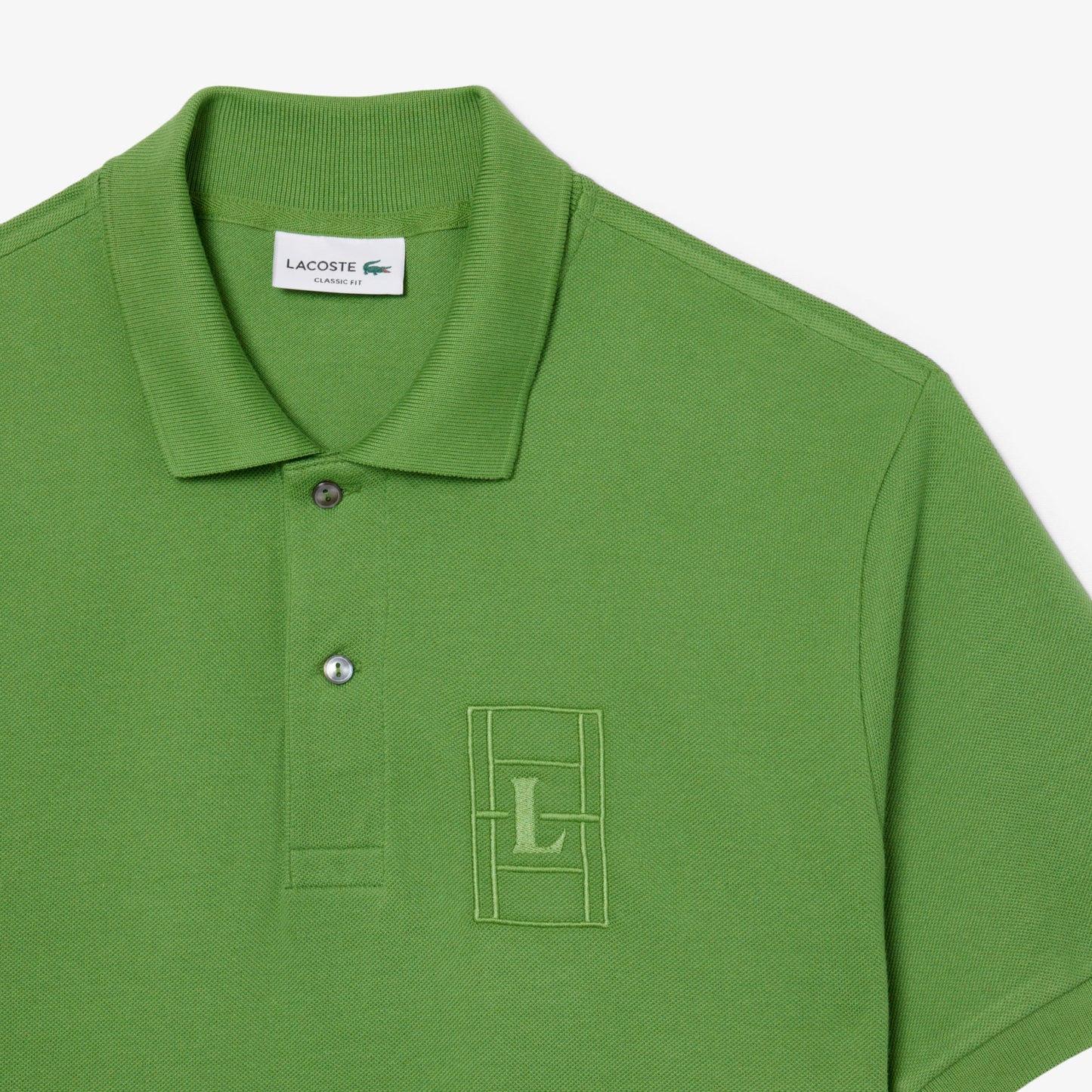 Polo De Corte Clásico De Petit Piqué Con Detalle Bordado