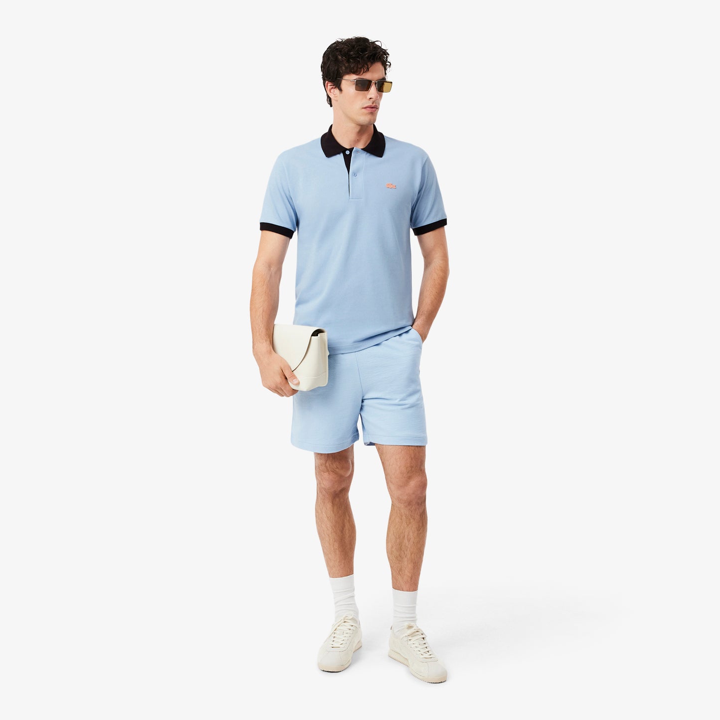 Polo De Canalé En Contraste De Corte Clásico