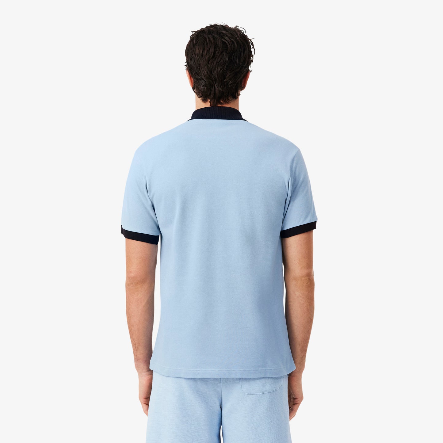 Polo De Canalé En Contraste De Corte Clásico