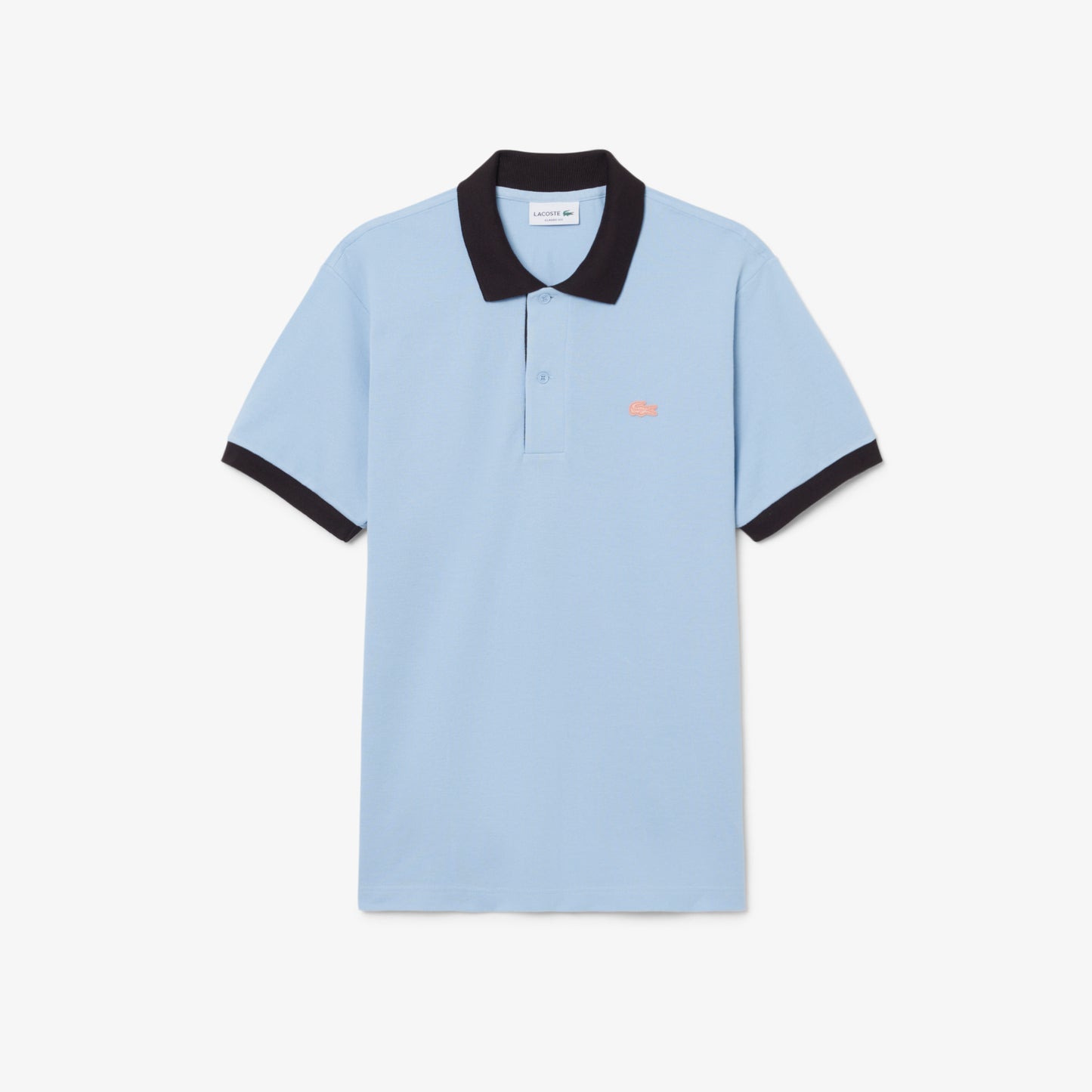 Polo De Canalé En Contraste De Corte Clásico