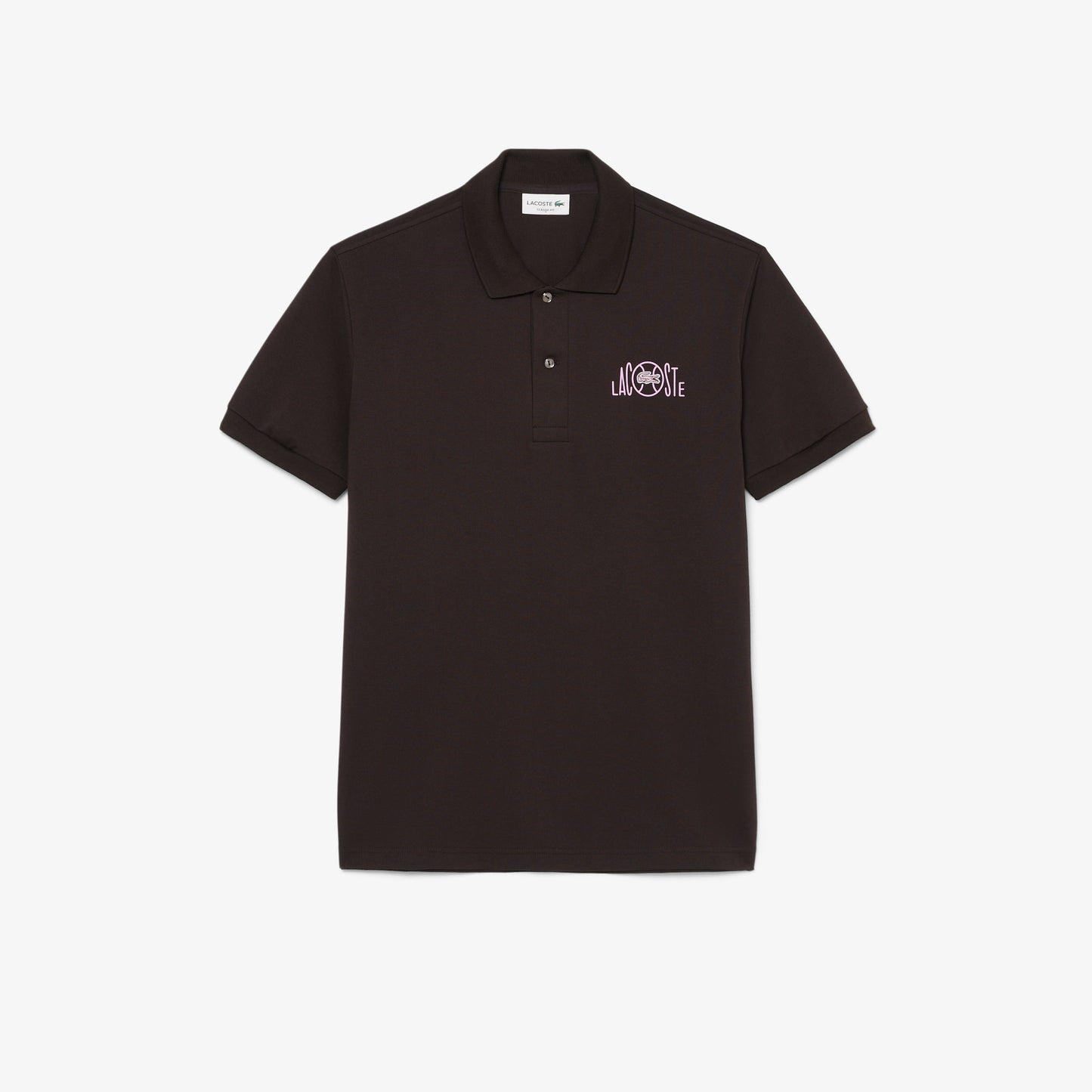 Polo De Corte Clásico Con Detalles De Marca Gráficos