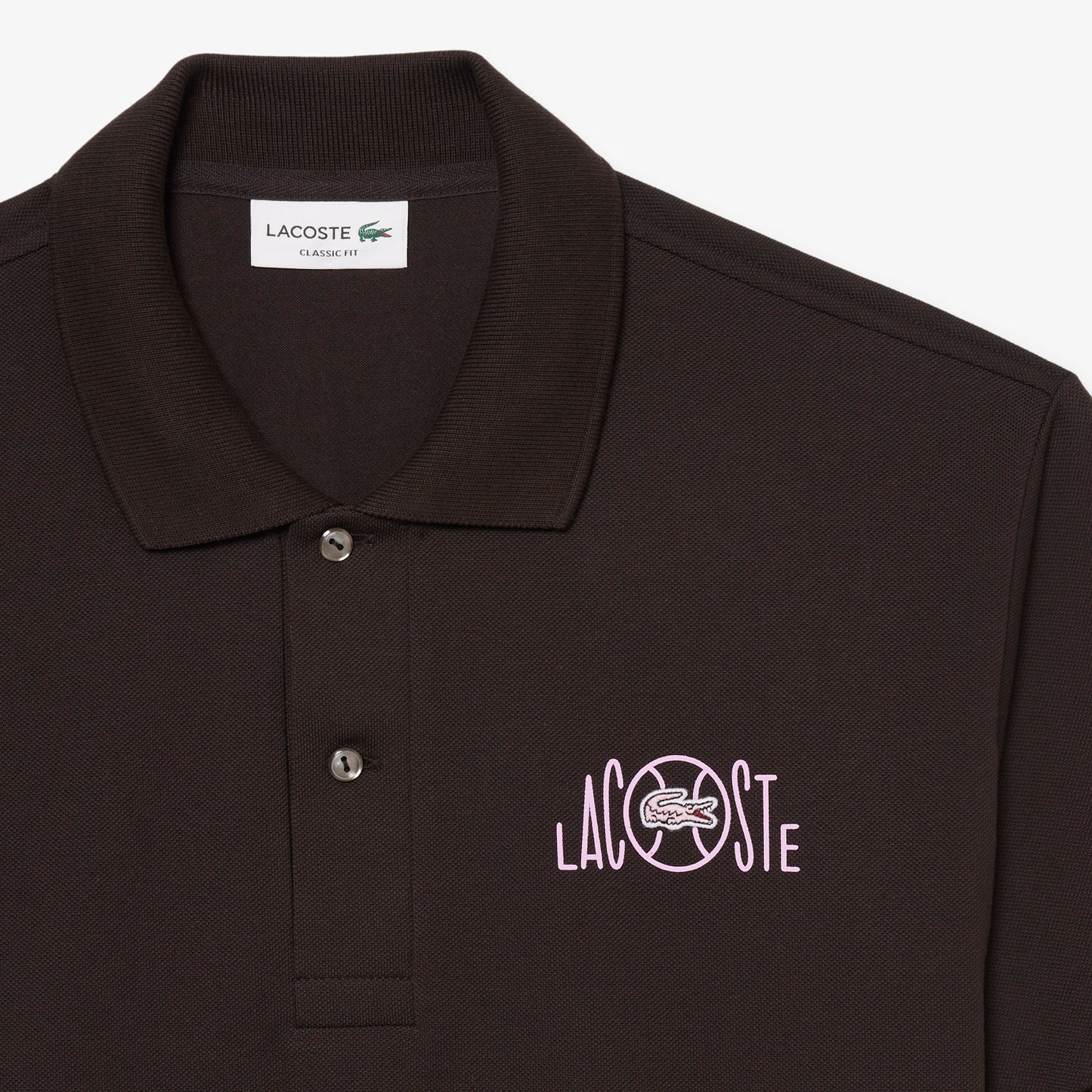 Polo De Corte Clásico Con Detalles De Marca Gráficos