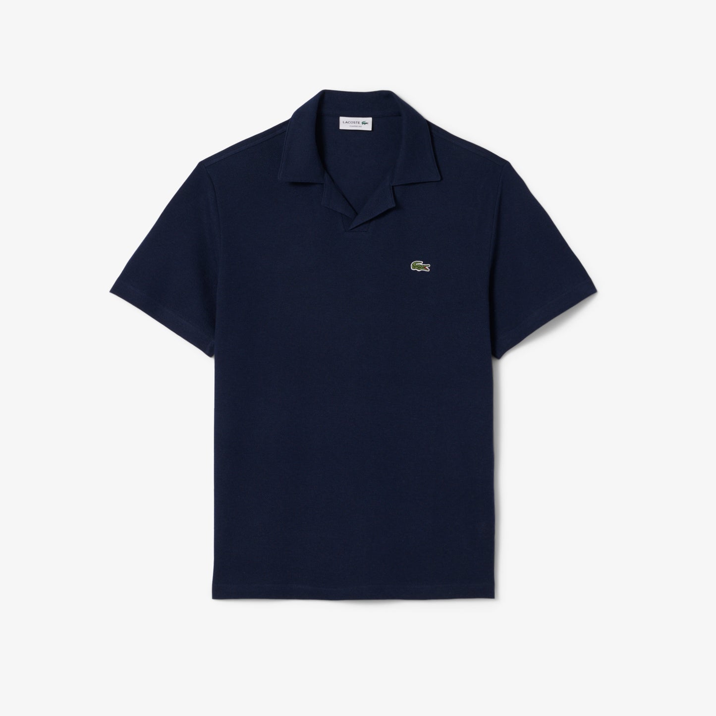 Polo De Corte Clásico Mezcla De Algodón Y Lino
