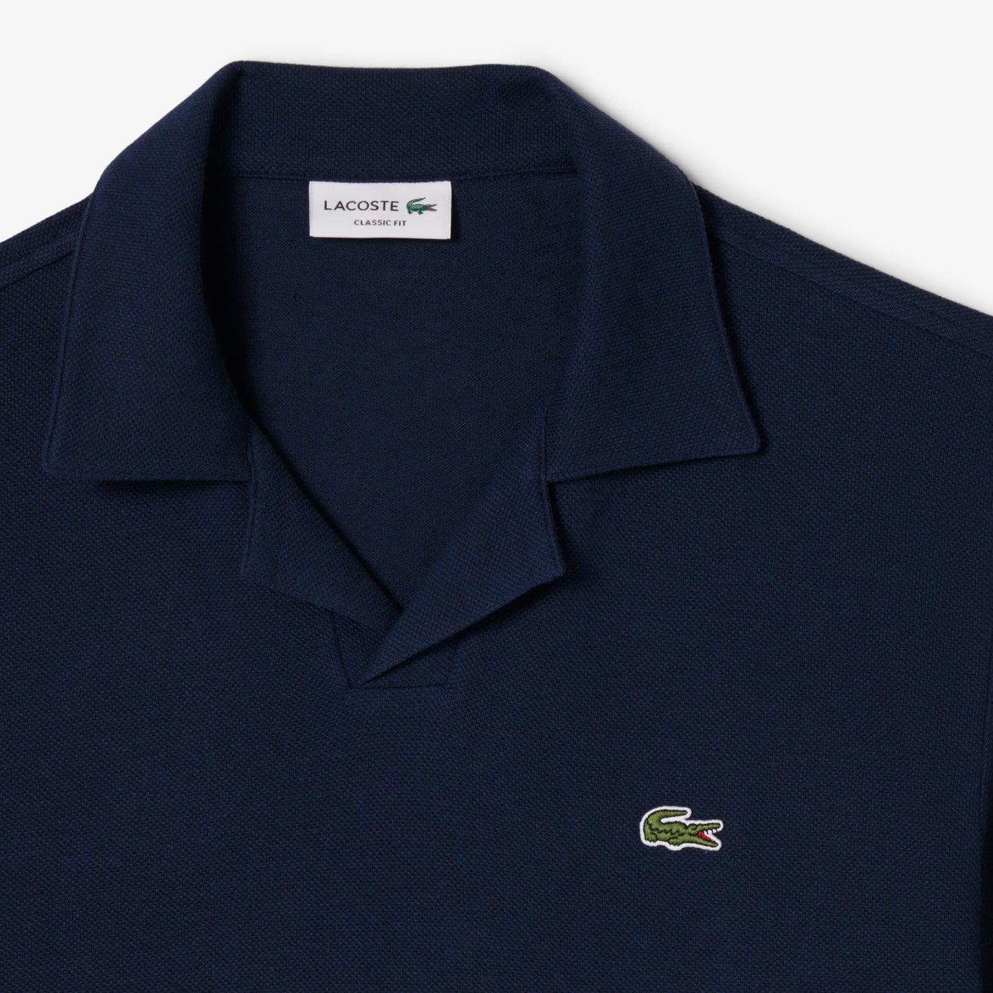 Polo De Corte Clásico Mezcla De Algodón Y Lino