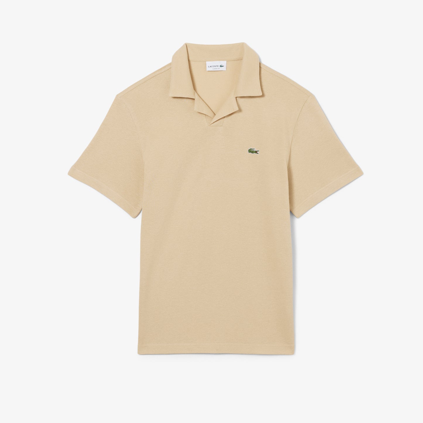 Polo De Corte Clásico Mezcla De Algodón Y Lino