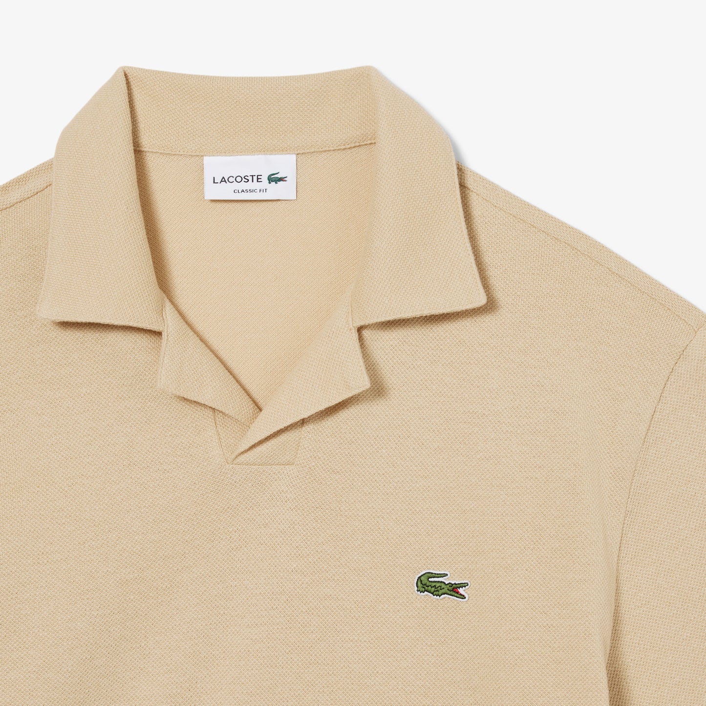 Polo De Corte Clásico Mezcla De Algodón Y Lino
