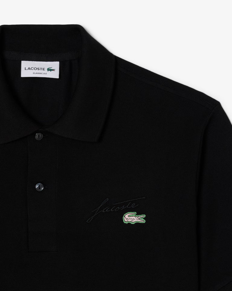 Polo De Minipiqué Con Detalle Bordado Fit Clásico