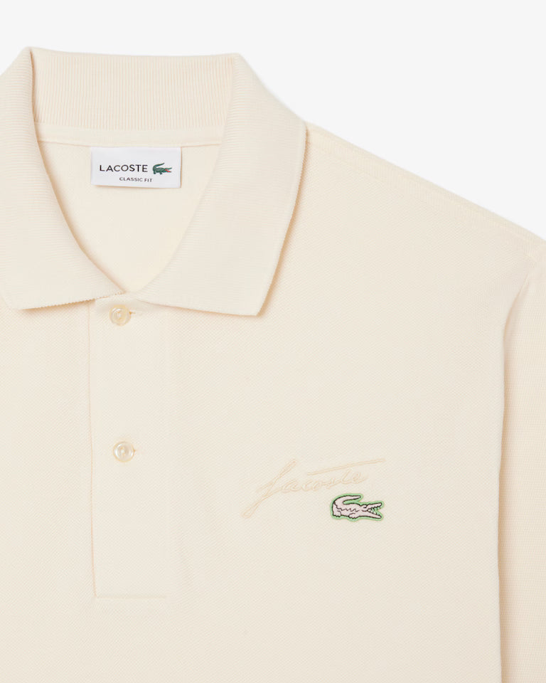 Polo De Minipiqué Con Detalle Bordado Fit Clásico