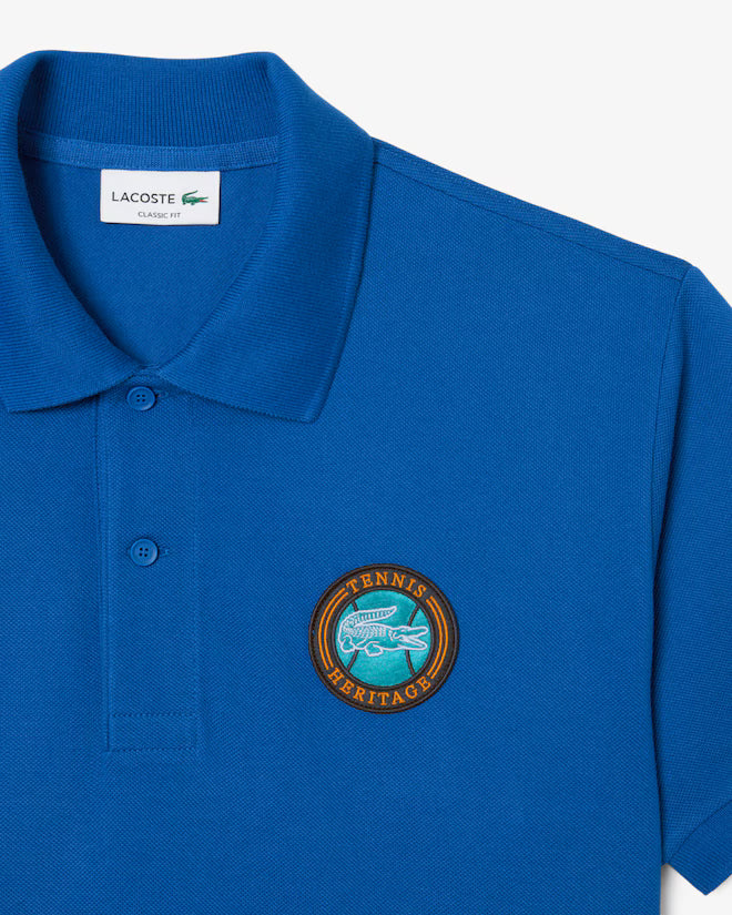 Polo Minipiqué Con Escudo Fit Clásico