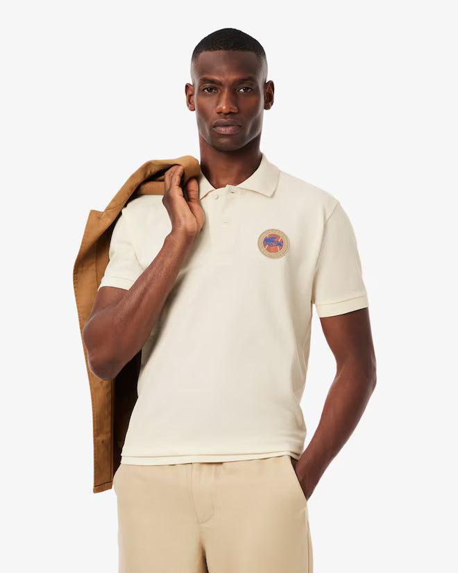 Polo Minipiqué Con Escudo Fit Clásico