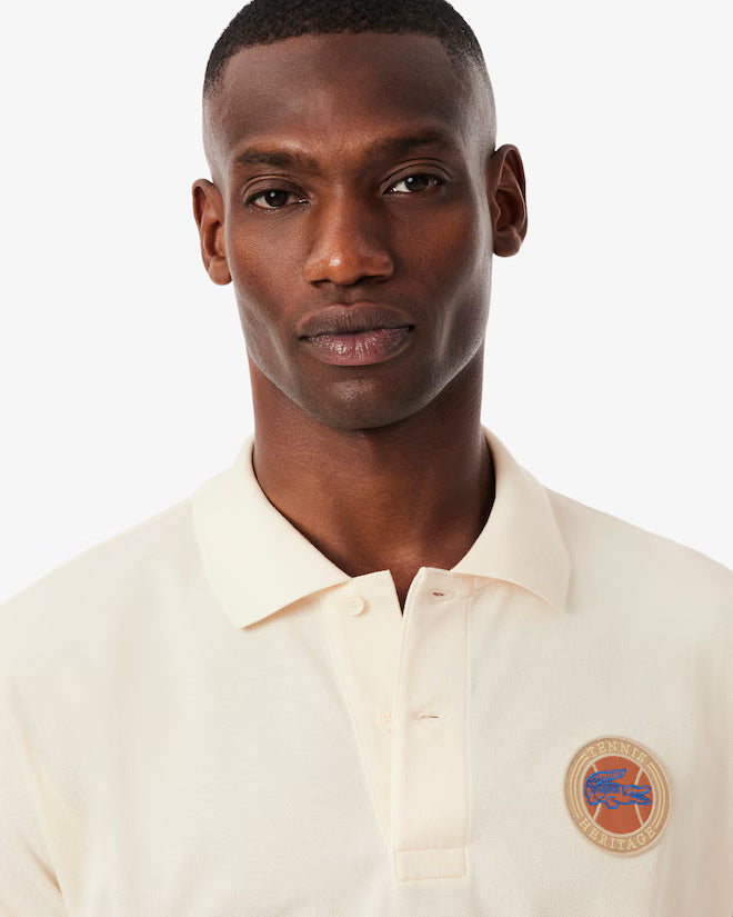 Polo Minipiqué Con Escudo Fit Clásico