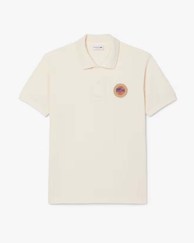 Polo Minipiqué Con Escudo Fit Clásico