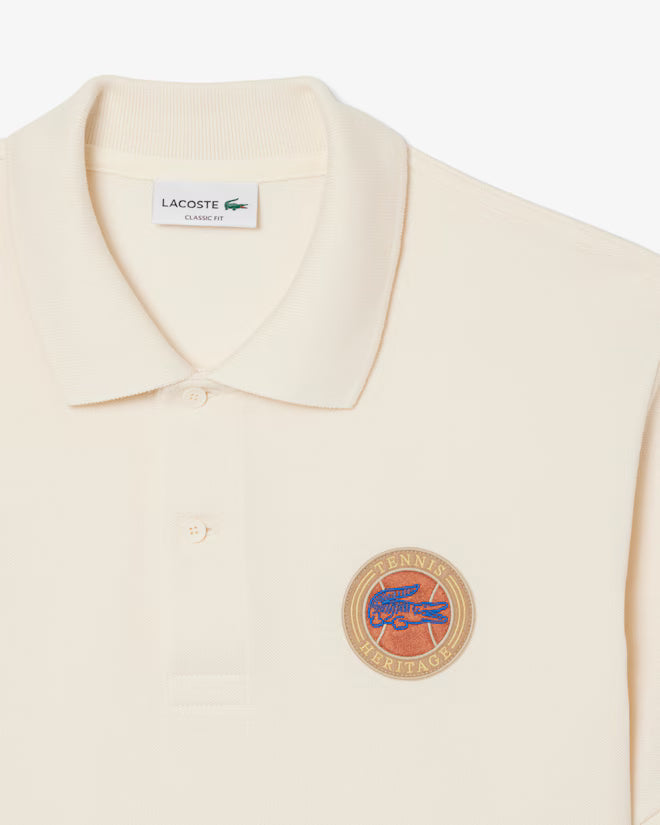 Polo Minipiqué Con Escudo Fit Clásico