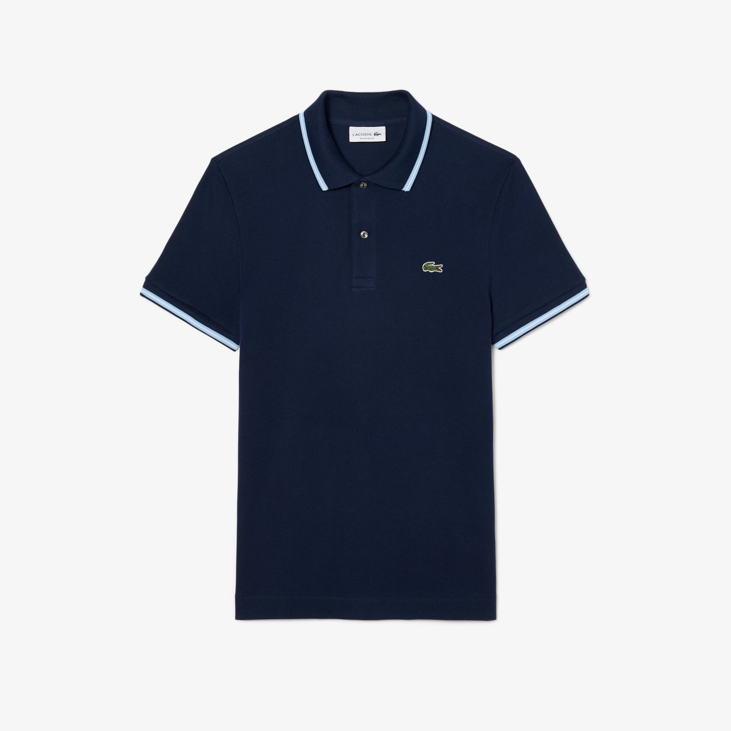 Polo L.12.12 Con Acento En Ruedo Fit Regular