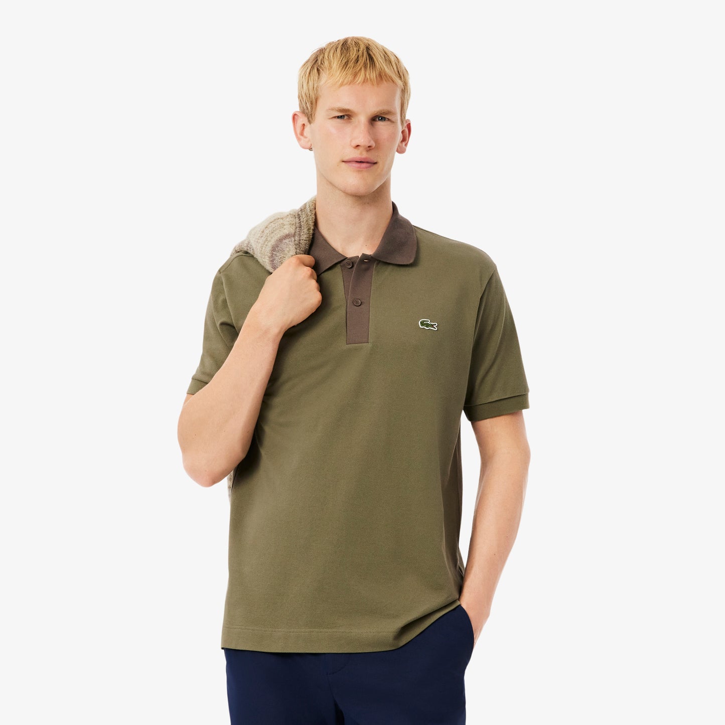 Polo L.12.12 De Fit Clásico Con Contraste