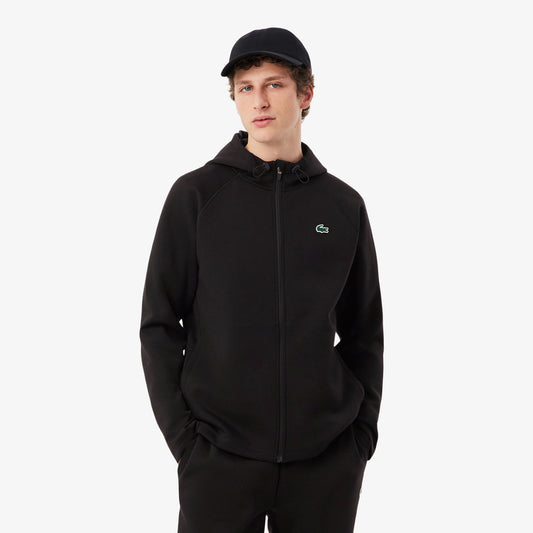 Sudadera Deportiva Elástica Con Capucha Y Cremallera