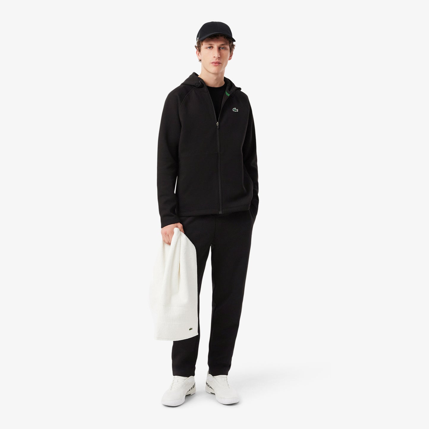 Sudadera Deportiva Elástica Con Capucha Y Cremallera