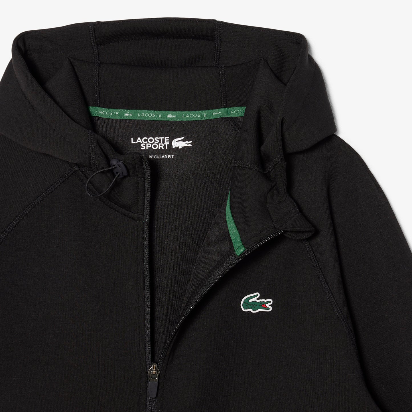 Sudadera Deportiva Elástica Con Capucha Y Cremallera