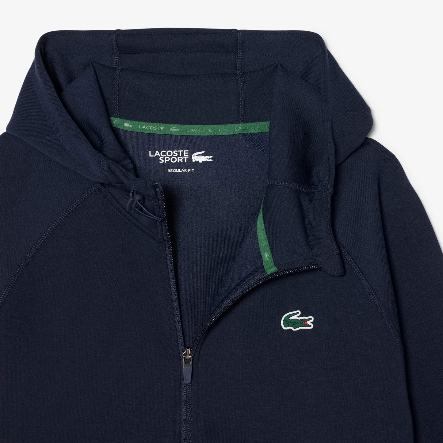 Sudadera Deportiva Elástica Con Capucha Y Cremallera