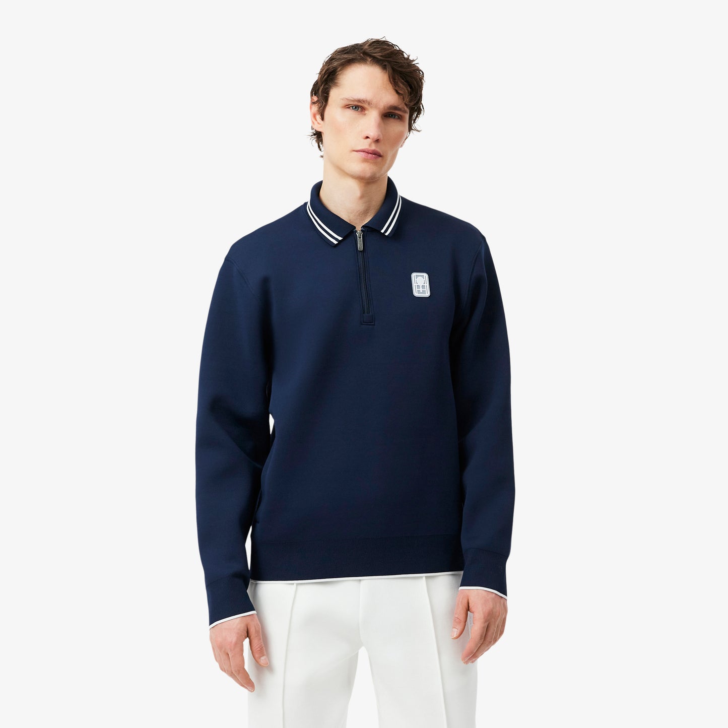 Sudadera De Tenis Con Cremallera Y Cuello Polo Heritage