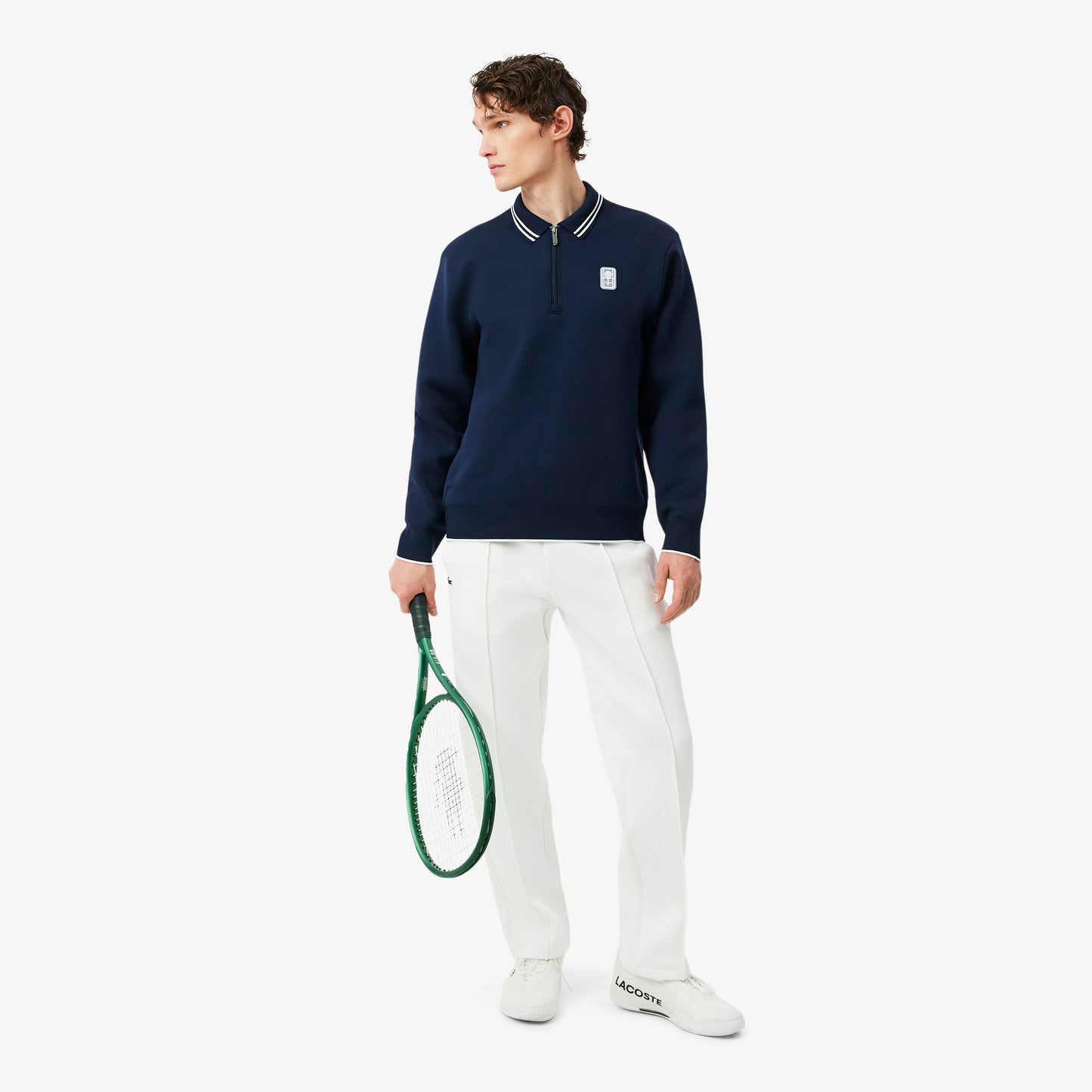 Sudadera De Tenis Con Cremallera Y Cuello Polo Heritage