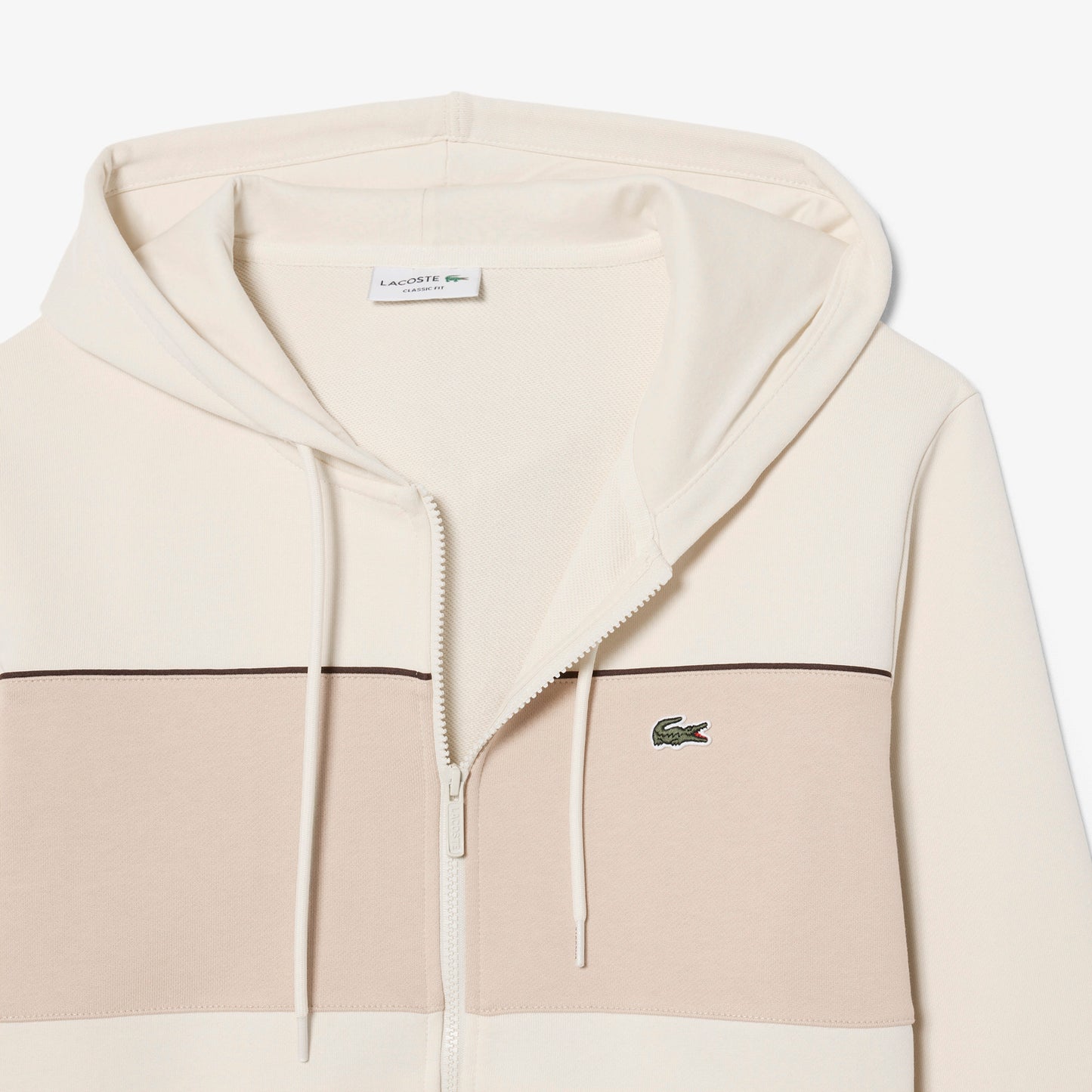 Sudadera Con Capucha Y Cremallera Con Bloques De Color