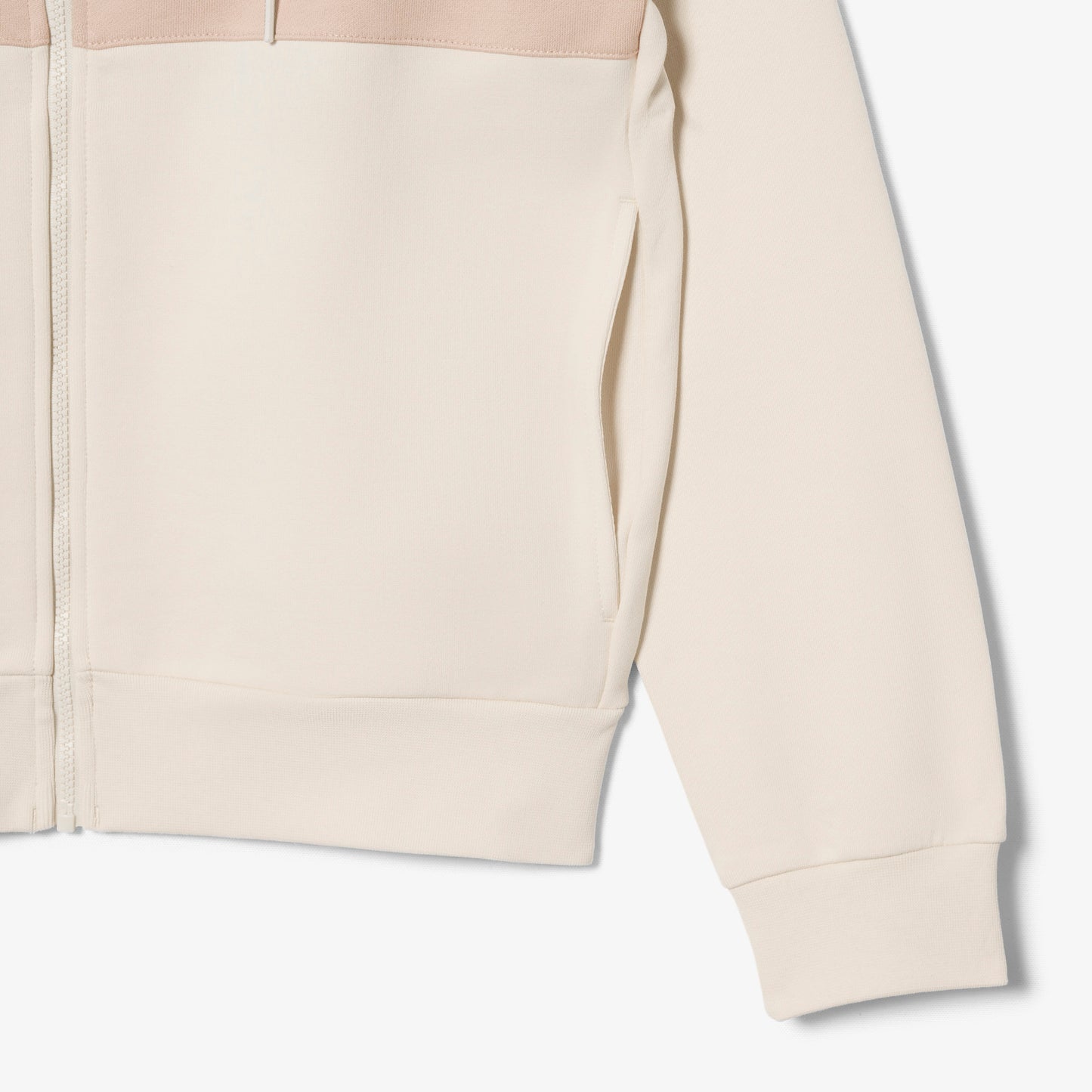 Sudadera Con Capucha Y Cremallera Con Bloques De Color