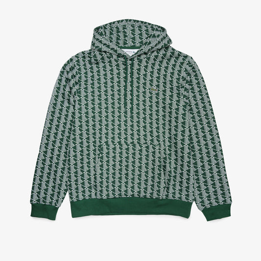 Buzo De Algodón Monograma Con Capucha