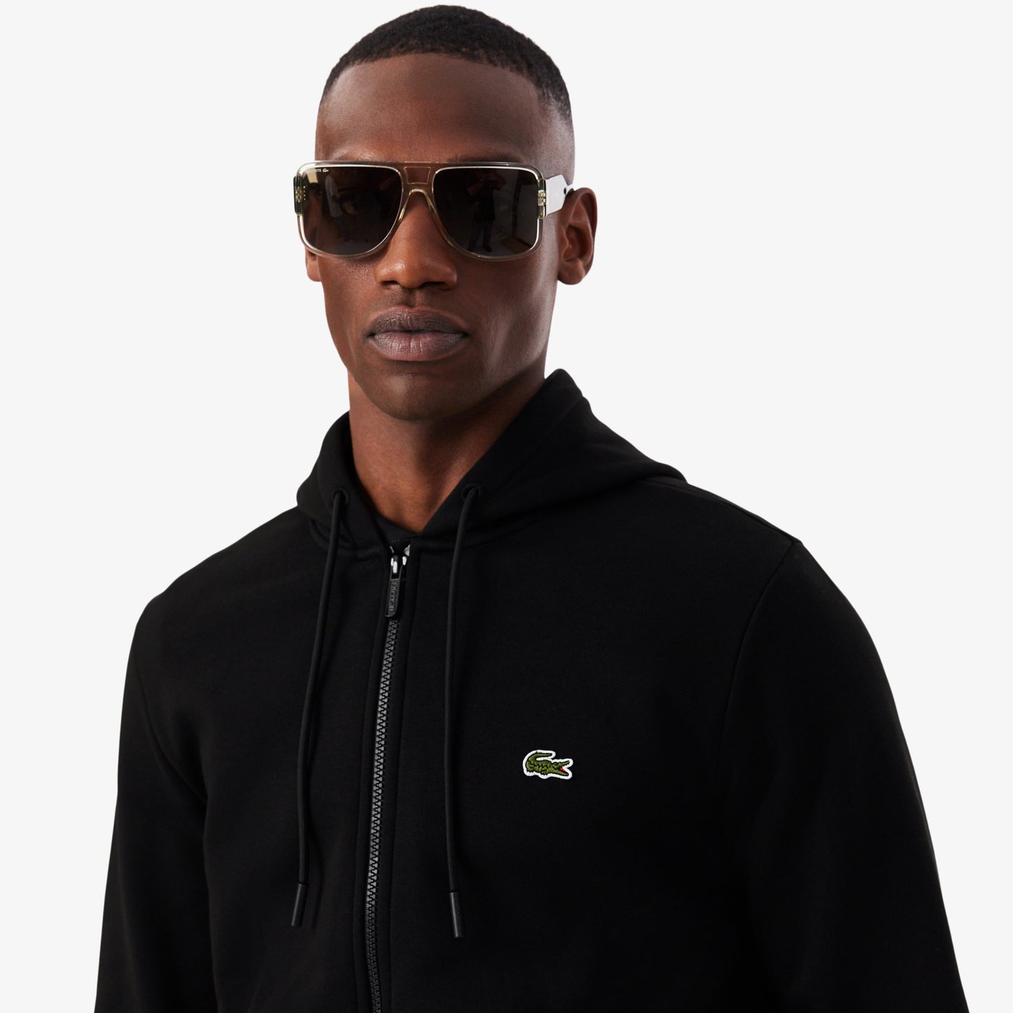 Sudadera De Lana Con Capucha Y Cremallera