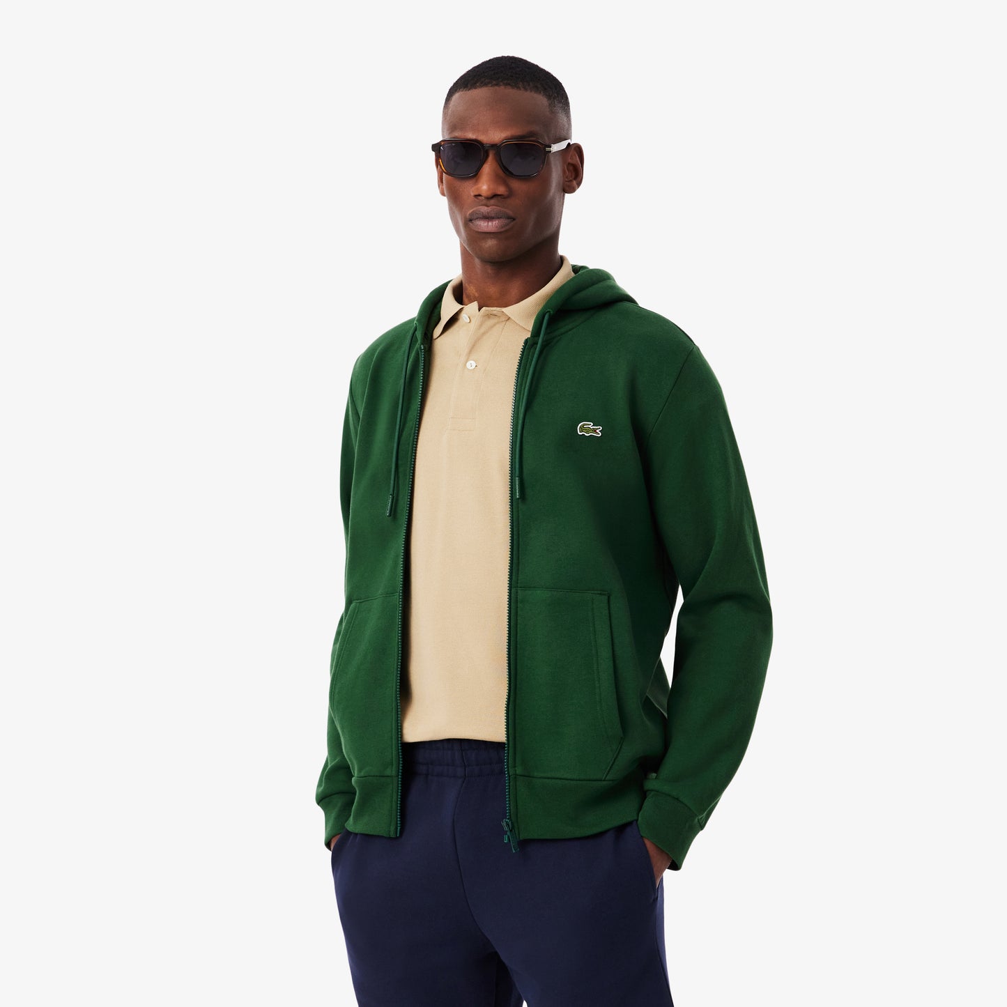 Sudadera De Lana Con Capucha Y Cremallera