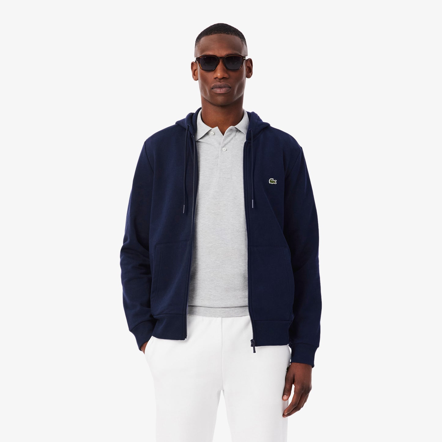 Sudadera De Lana Con Capucha Y Cremallera
