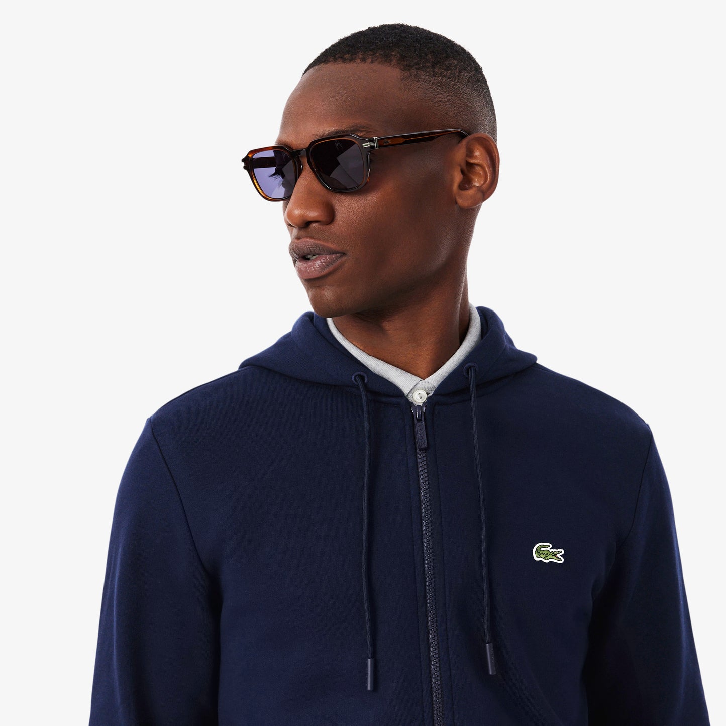 Sudadera De Lana Con Capucha Y Cremallera