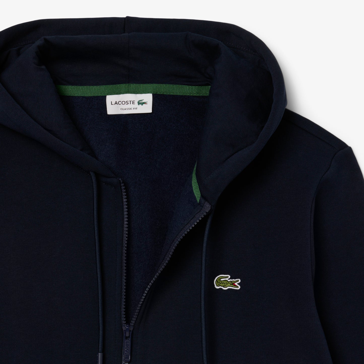 Sudadera De Lana Con Capucha Y Cremallera
