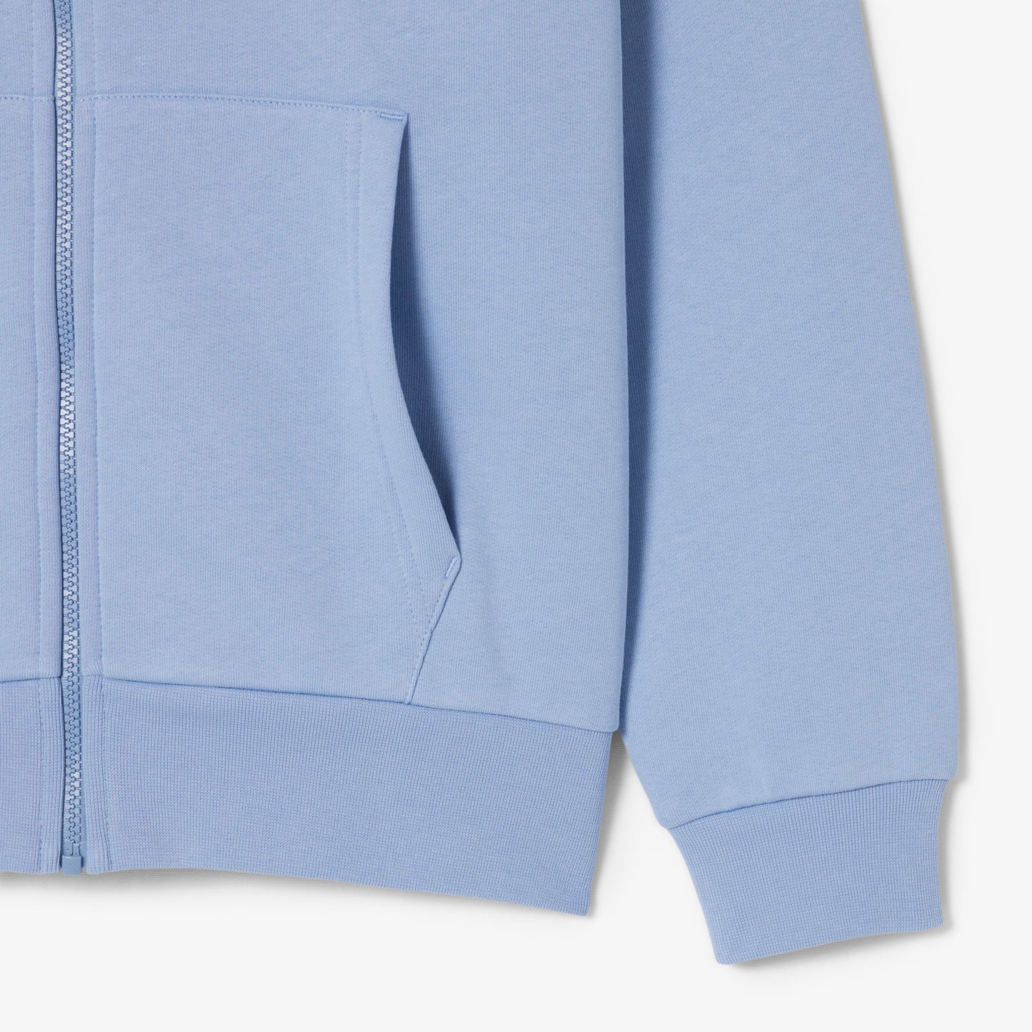 Sudadera De Lana Con Capucha Y Cremallera